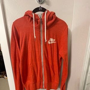 Vintage Red/Orange Nike Hoodie